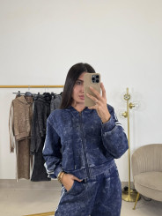 Conjunto desgastado rayas laterales
