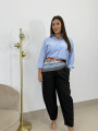 Camisa oxford celeste