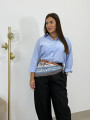Pantalon pinzas balloon negro