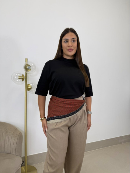 Camiseta oversize negra