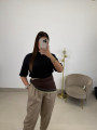 Pantalon pinzas balloon topo(REPOSICION)