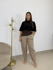 Pantalon pinzas balloon topo(REPOSICION)