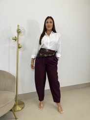 Camisa oxford blanca