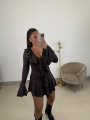 Vestido Camila marron
