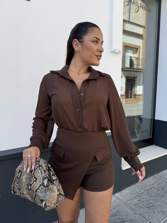 Mono Laura marron
