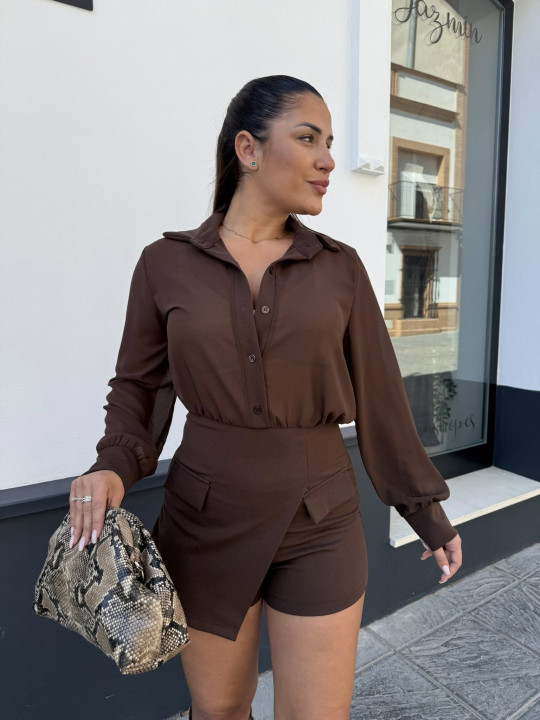 Mono Laura marron