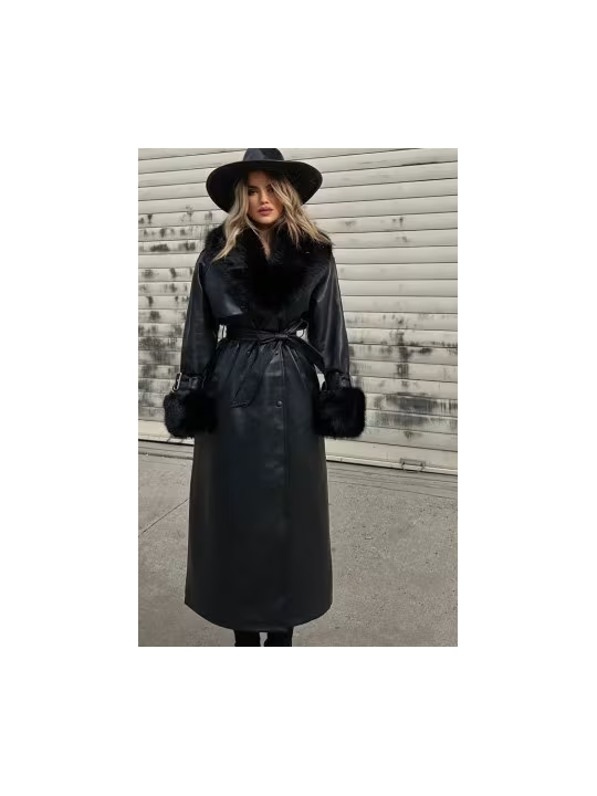 Gabardina Abrigo Bidart negro