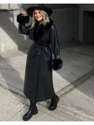 Gabardina Abrigo Bidart negro