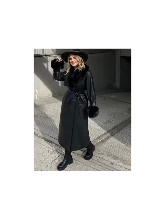 Gabardina Abrigo Bidart negro