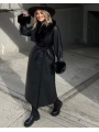 Gabardina Abrigo Bidart negro