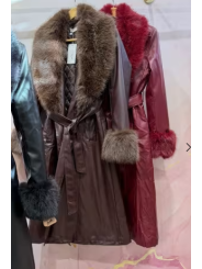 Gabardina Abrigo Bidart tinto