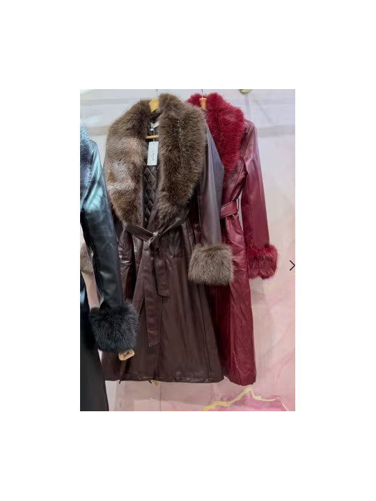 Gabardina Abrigo Bidart tinto