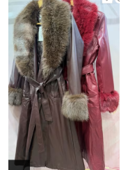 Gabardina Abrigo Bidart tinto