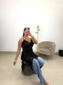 Vestido lencero asimetrico negro
