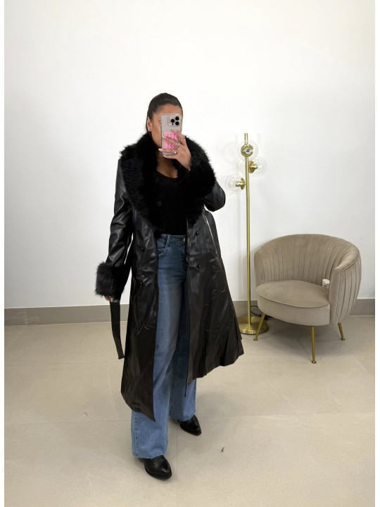 Gabardina Abrigo Bidart negro