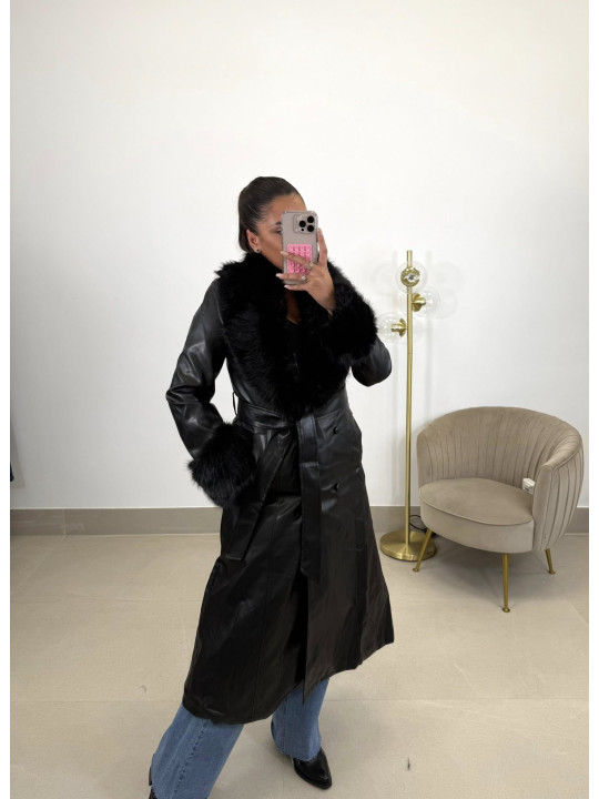Gabardina Abrigo Bidart negro