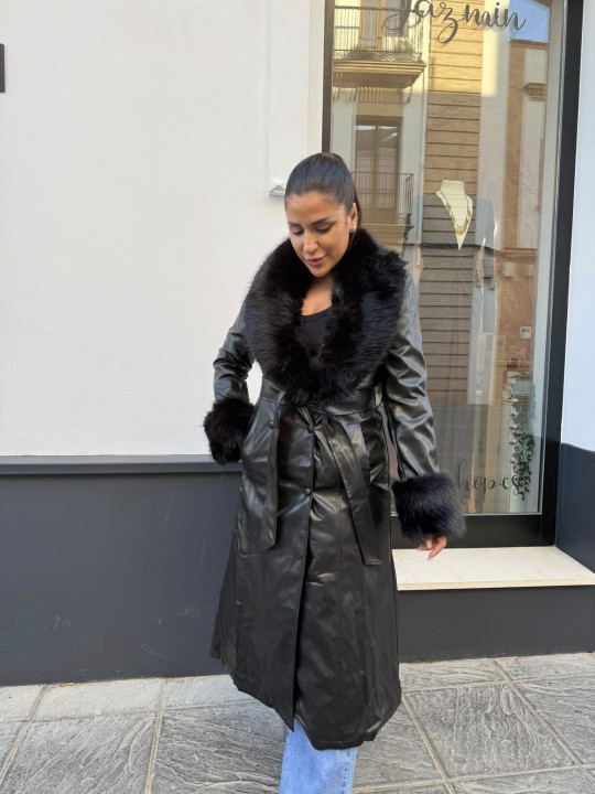 Gabardina Abrigo Bidart negro