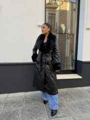 Gabardina Abrigo Bidart negro