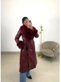 Gabardina Abrigo Bidart tinto