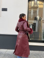 Gabardina Abrigo Bidart tinto