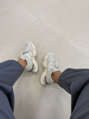 Zapatillas N gris-beige