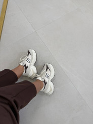 Zapatillas N beige-chocolate