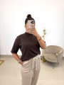 Pantalon felpa balloon beige/REPOSICION