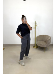 Camiseta oversize marino