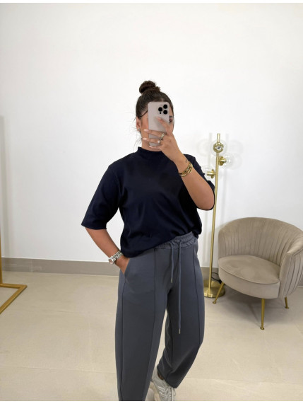 Camiseta oversize marino