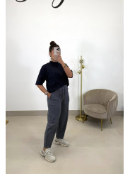 Camiseta oversize marino