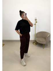 Pantalon felpa balloon tinto/REPOSICION