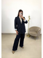 Vaquero wide leg oscuro cinturon Vaquero wide leg oscuro cinturon