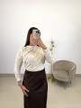 Body encaje beige