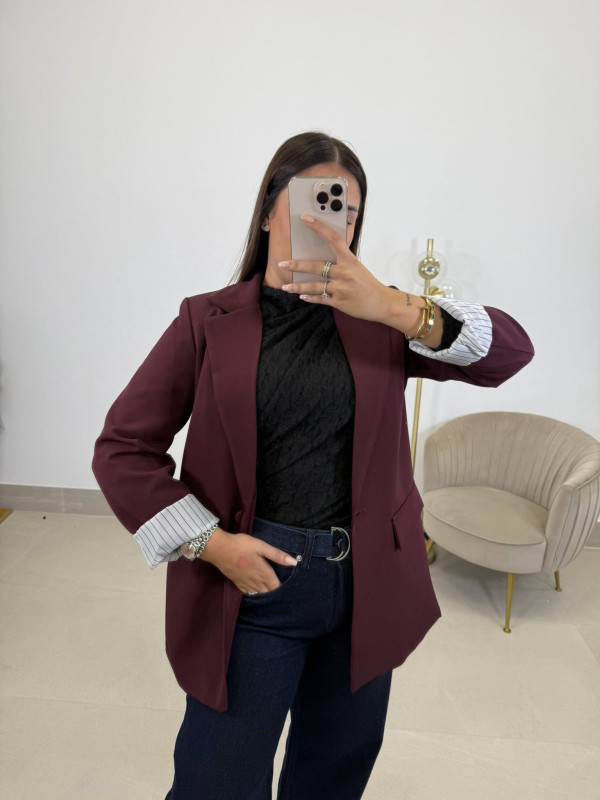 Blazer Sara tinto