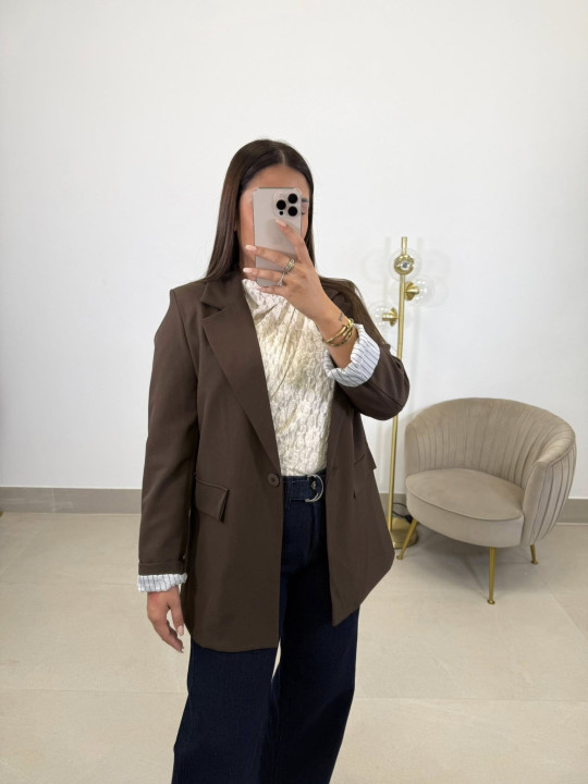 Blazer Sara marron