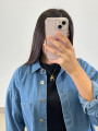 Collar triple cruz dorada