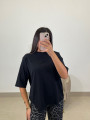 Camiseta oversize negra