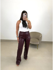 Pantalon polipiel tinto