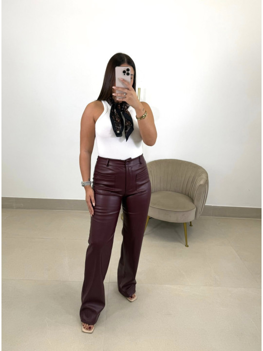 Pantalon polipiel tinto