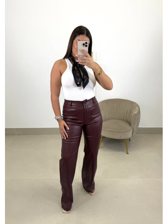 Pantalon polipiel tinto