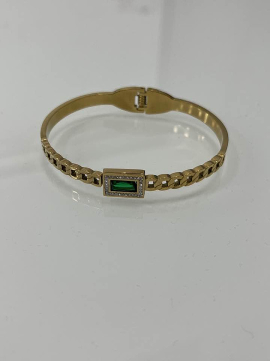 Brazalete circonita verde