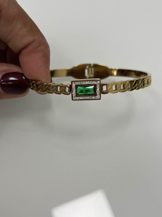 Brazalete circonita verde