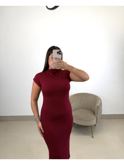 Vestido Olga tinto