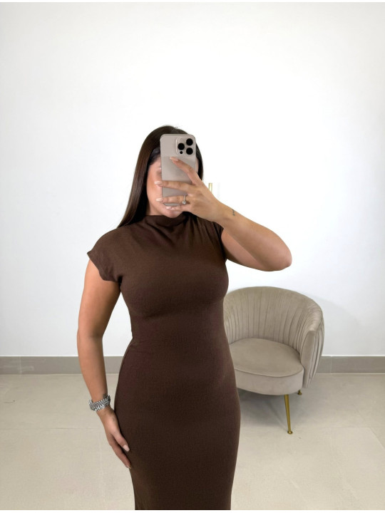 vestido olga marron vestido olga marron
