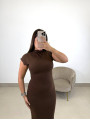 vestido olga marron vestido olga marron