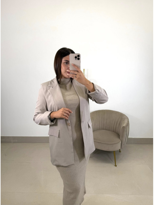 Vestido Olga beige Vestido Olga beige
