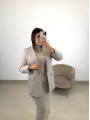 Vestido Olga beige Vestido Olga beige