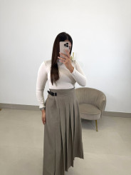 Falda tablas hebilla