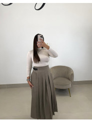 Falda tablas hebilla