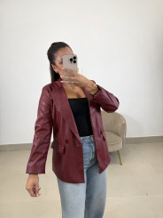 Blazer polipiel tinto